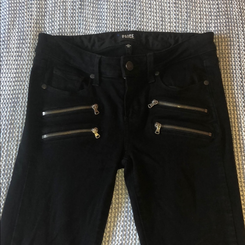 Skinny jeans w/ zippers
